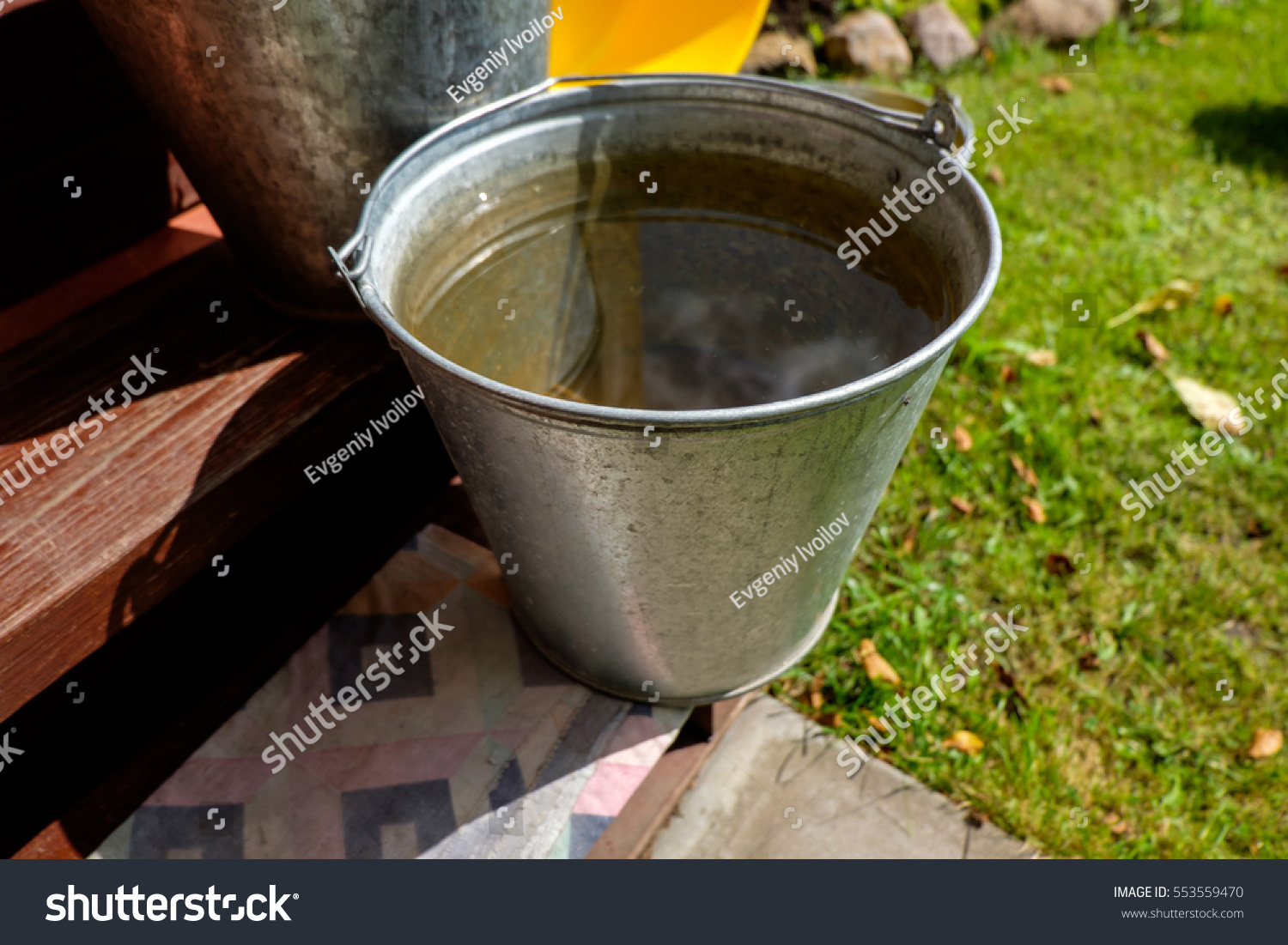 Bucket Water Stock Photo 553559470 | Shutterstock