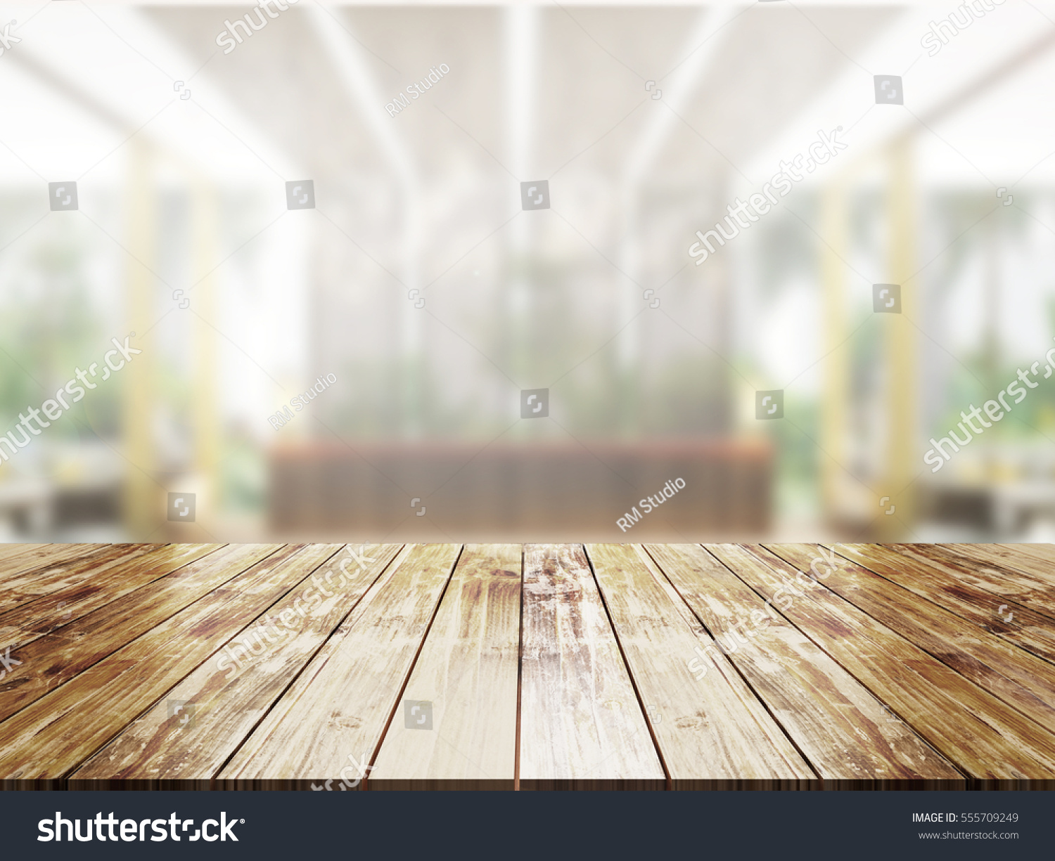 Closeup Top Wood Table Blur Background Stock Photo 555709249 | Shutterstock