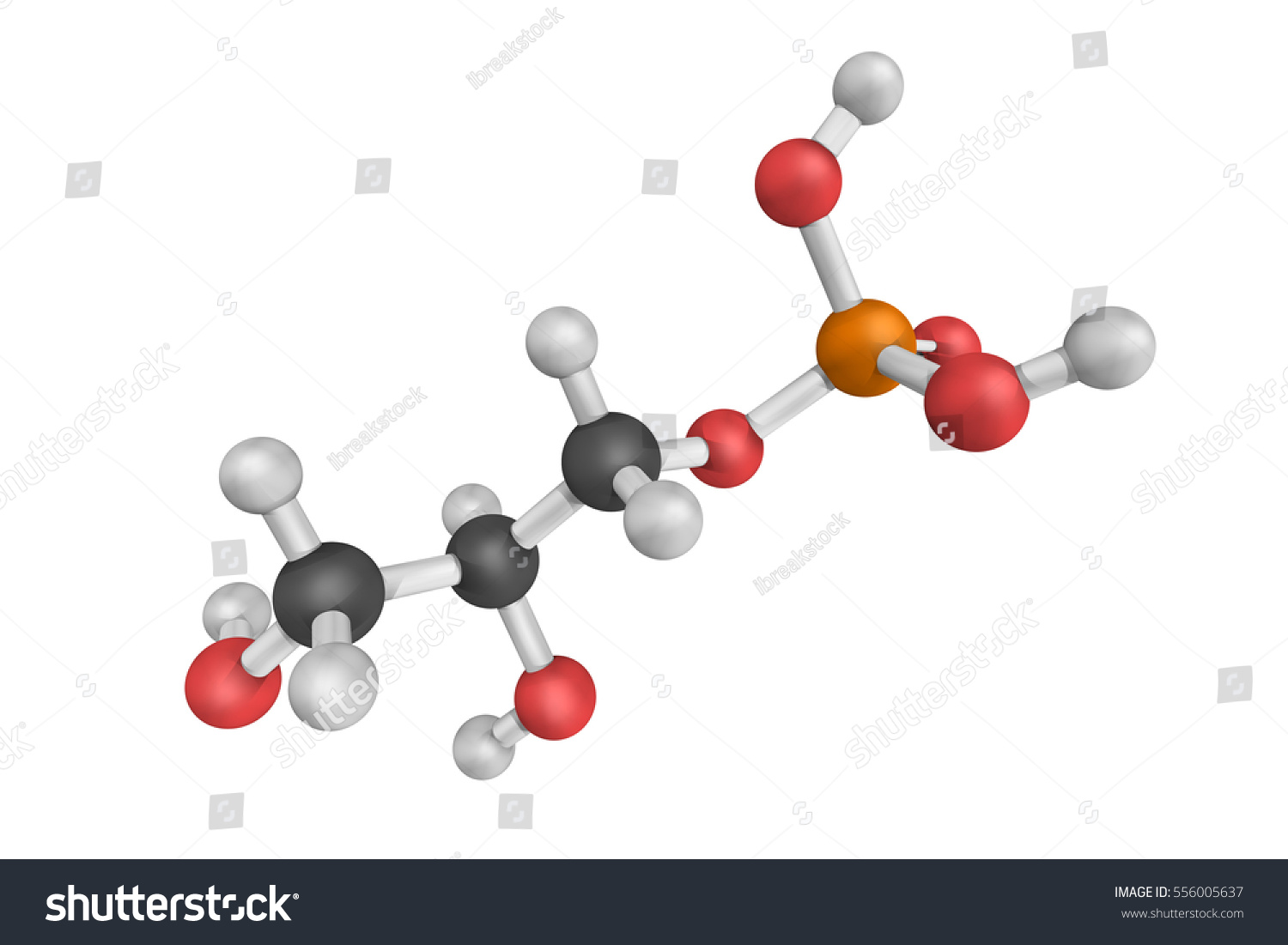 Glycerophosphoric Acid Known 3phosphoglyceric Acid Biochemically Stock ...