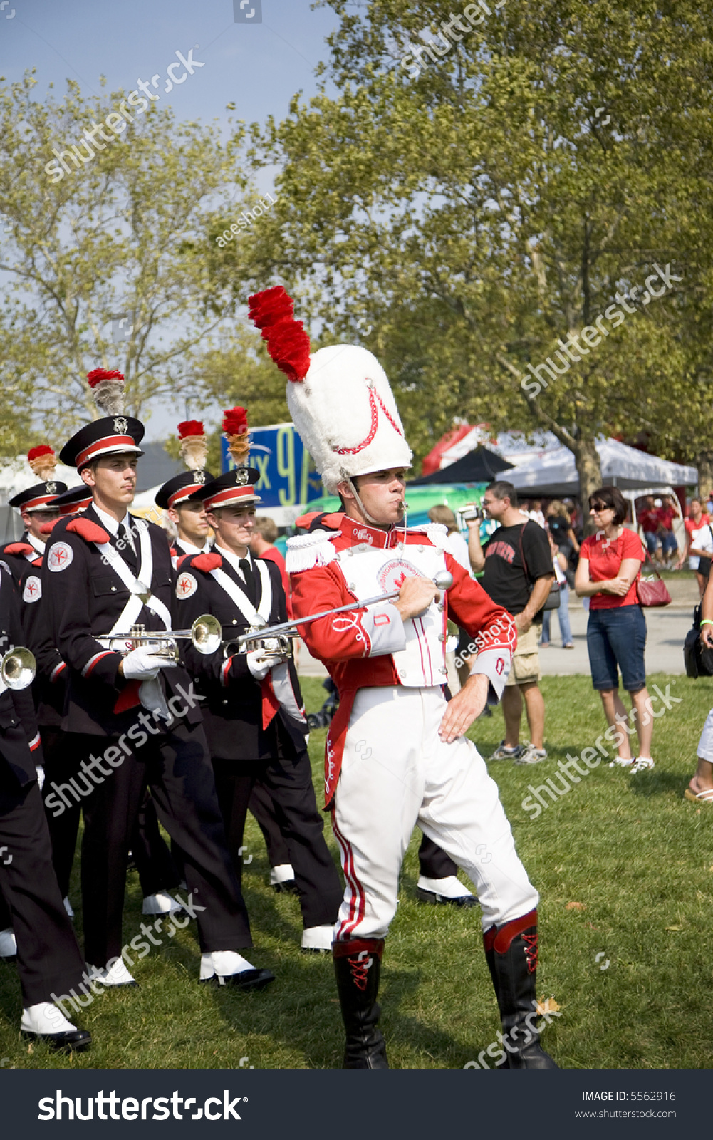 Drum Major Leading Ohio State Buckeyes Stock Photo 5562916 Shutterstock