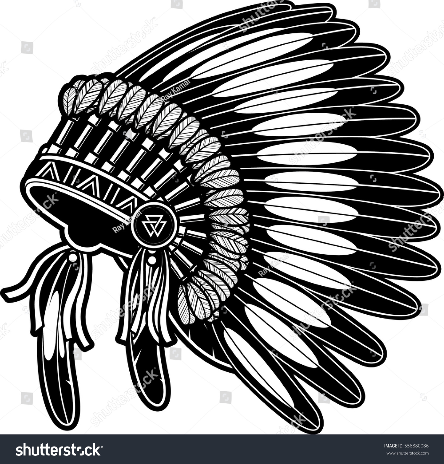 Native American Eagle Stock Vector (Royalty Free) 556880086 | Shutterstock