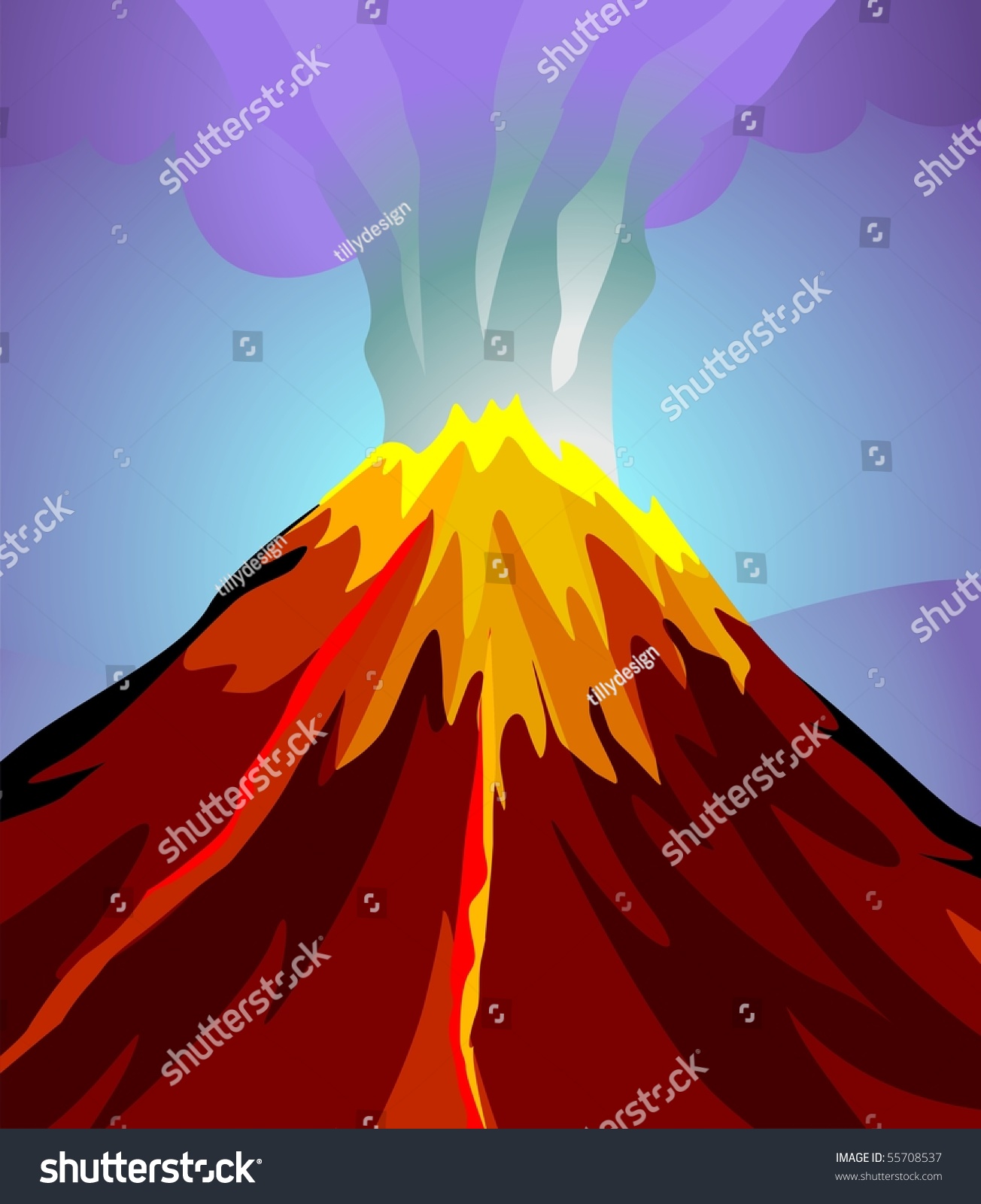 Цвет краски вулкан