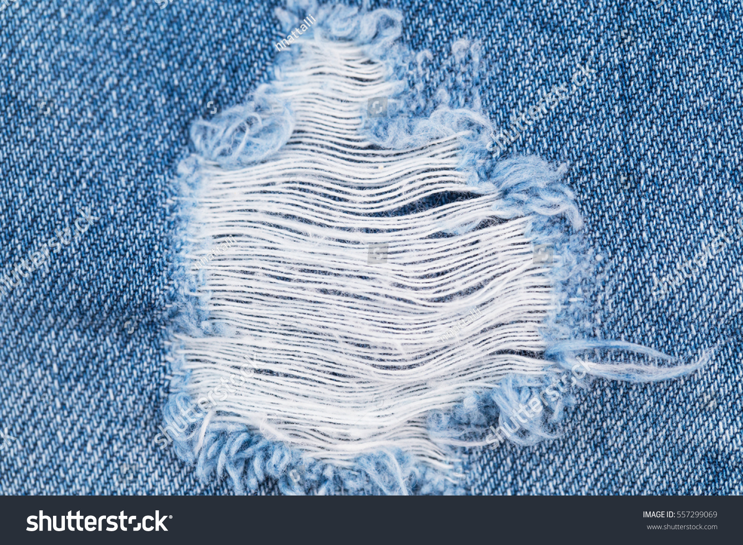 ripped jean texture