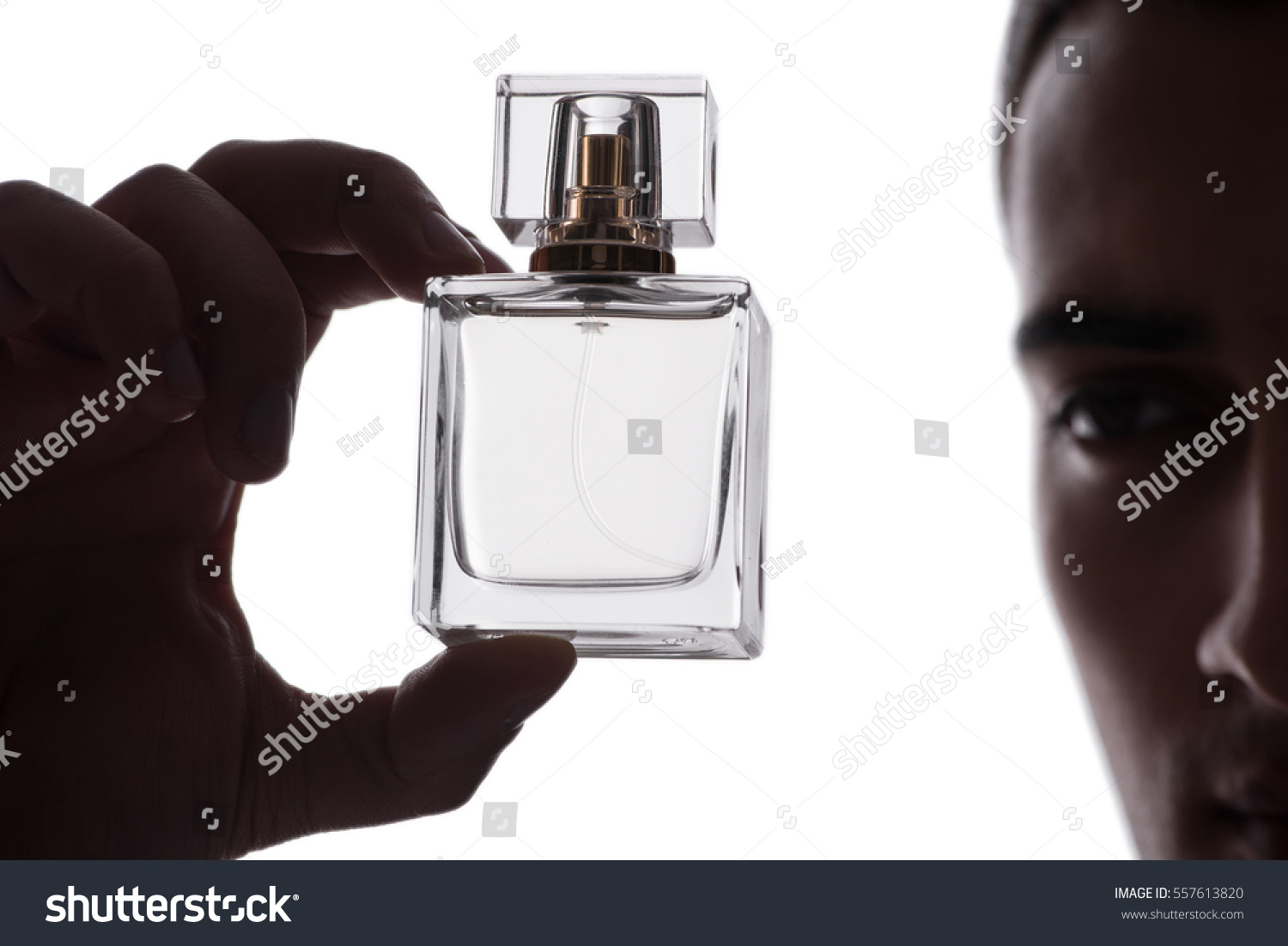 Sexy Man Bottle Perfume Stock Photo Shutterstock