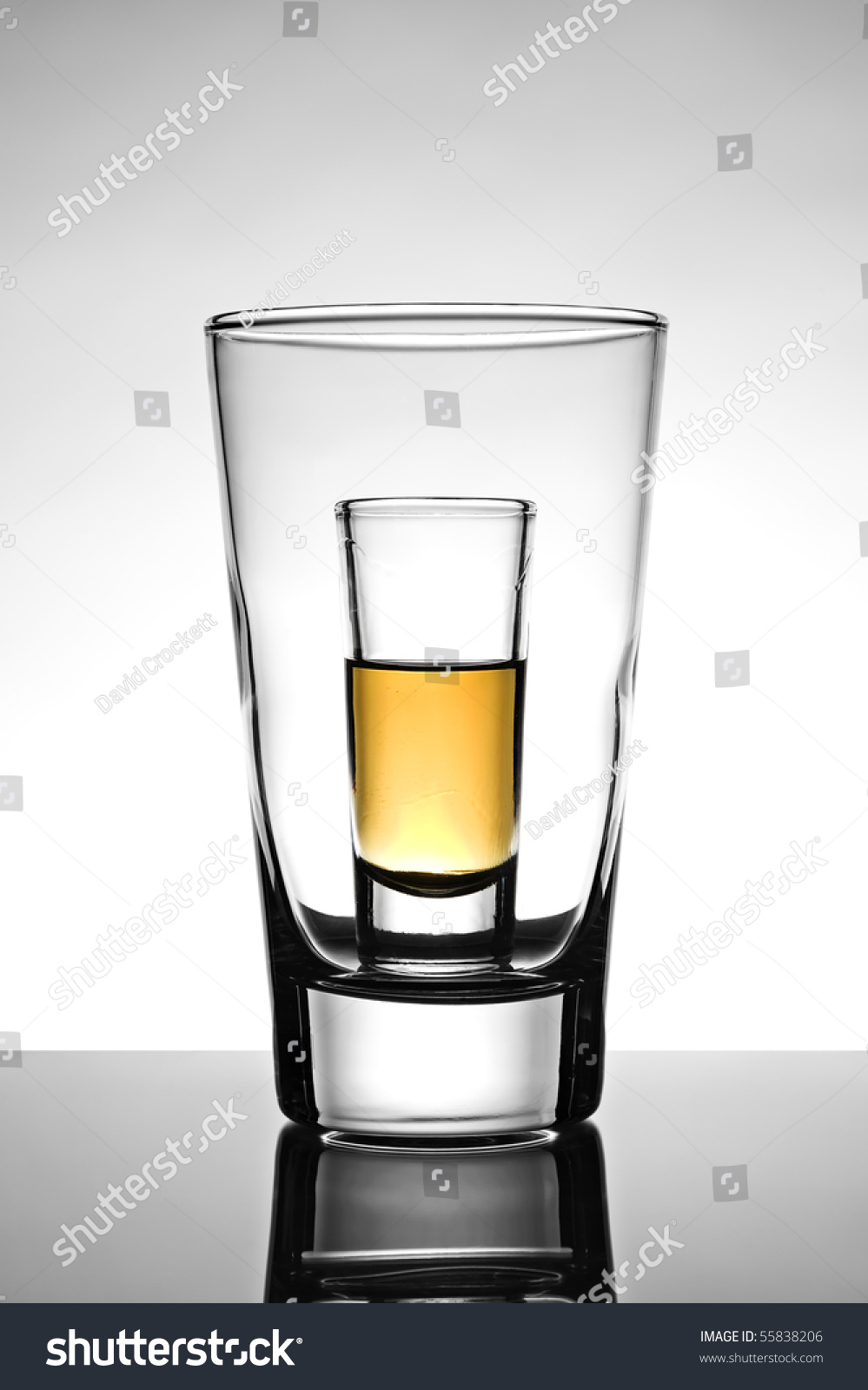 half and half shot glasses