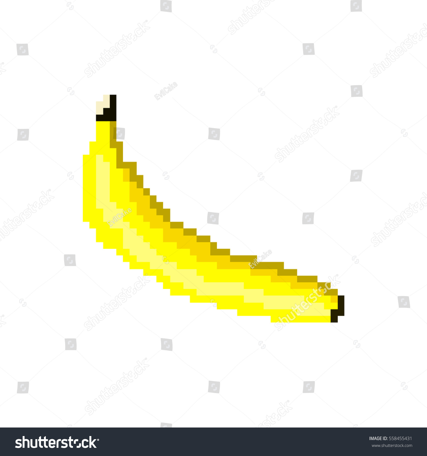 Маленькие пиксельные бананы
