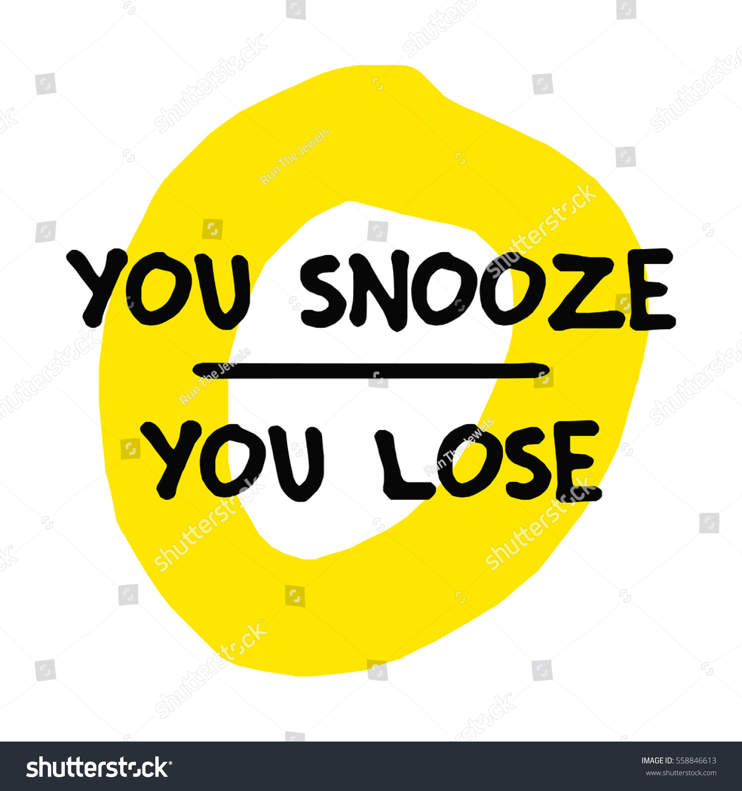You snooze you lose gif
