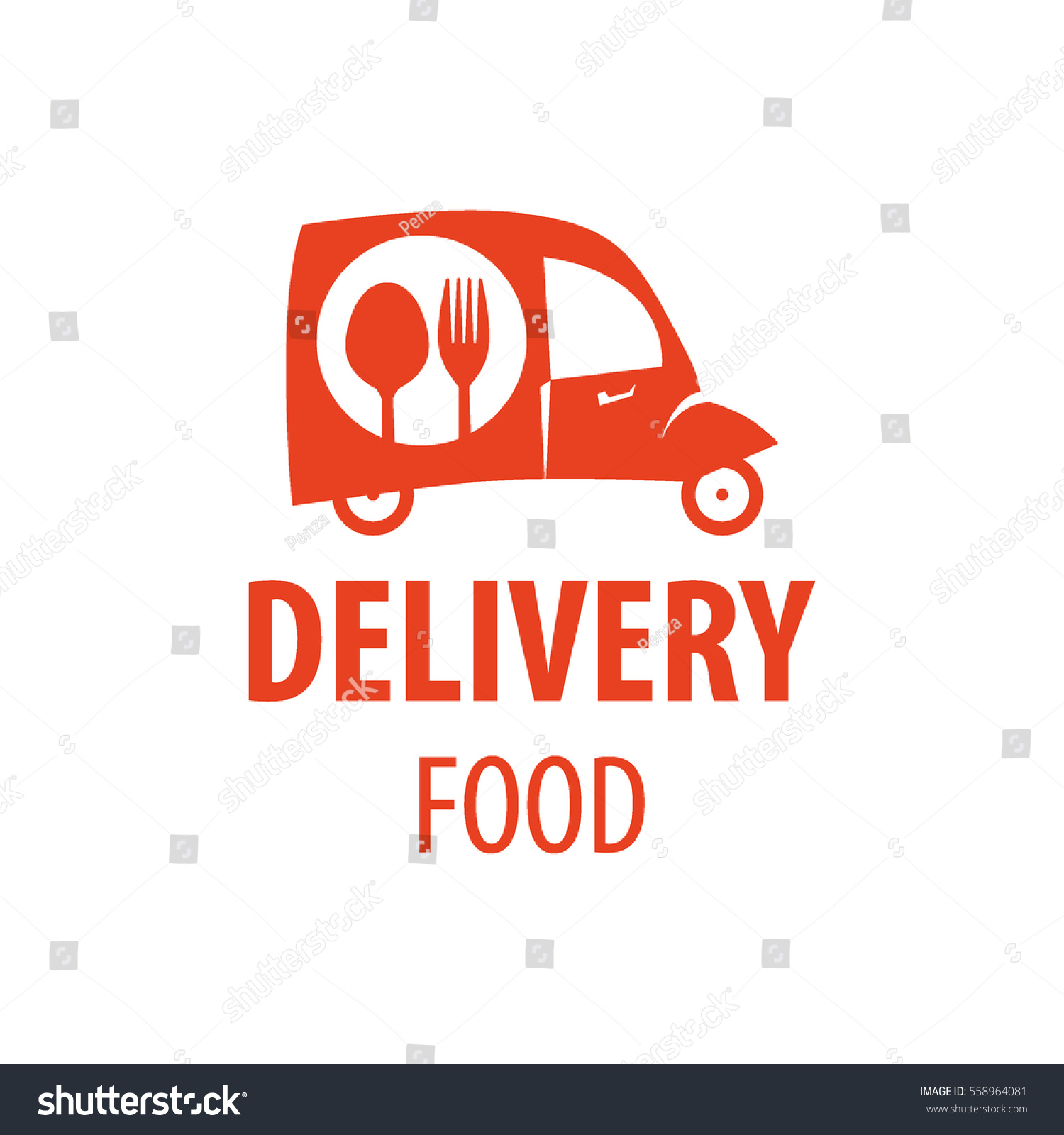 Food Delivery Icons Logo Illustrations Stock Vector (Royalty Free ...