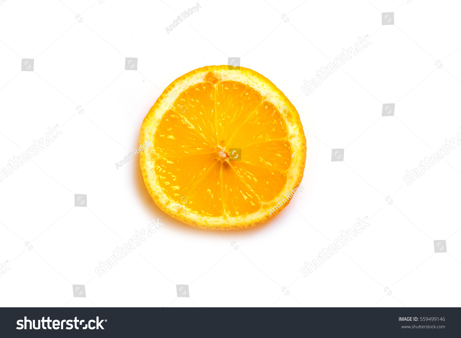 Lemon Sectional Top View White Background Stock Photo 559499146 ...