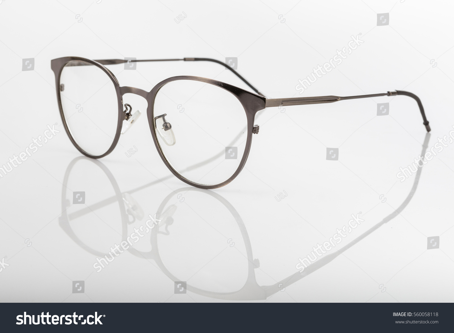 Modern Eye Glass On White Background Stock Photo 560058118 | Shutterstock