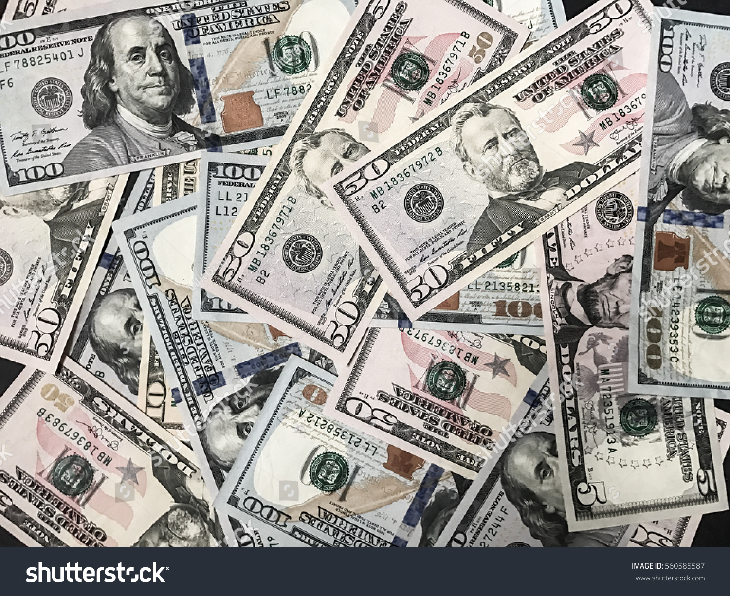 Dollar Banknotes Background American Money Wallpaper Stock Photo ...