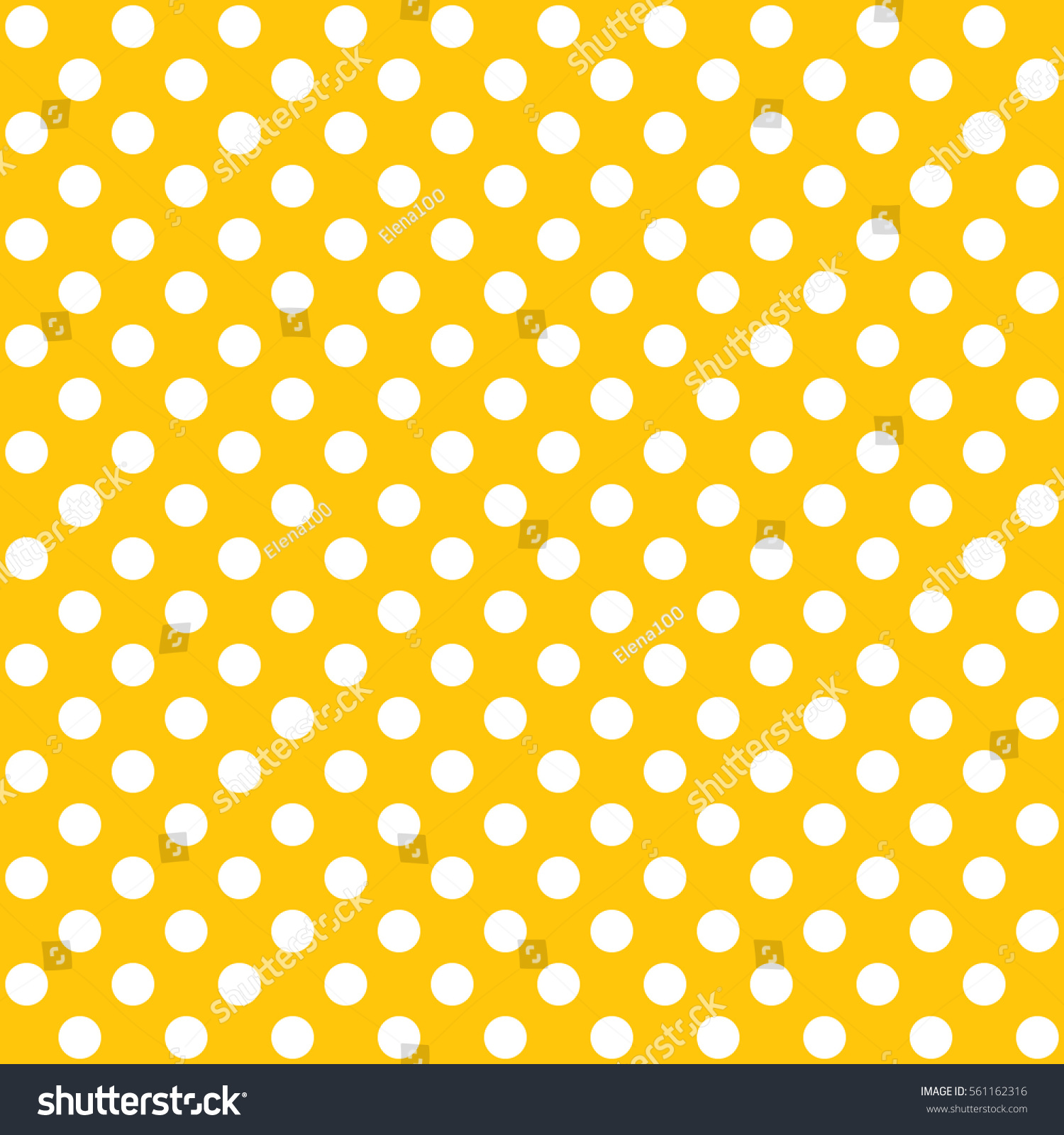 Yellow Polka Dot Pattern Vector Design Stock Vector Royalty Free 561162316 Shutterstock 3193