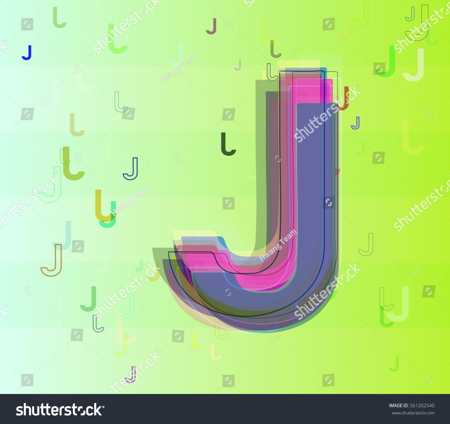 Alphabet J Vector Art Stock Vector (Royalty Free) 561202540 | Shutterstock