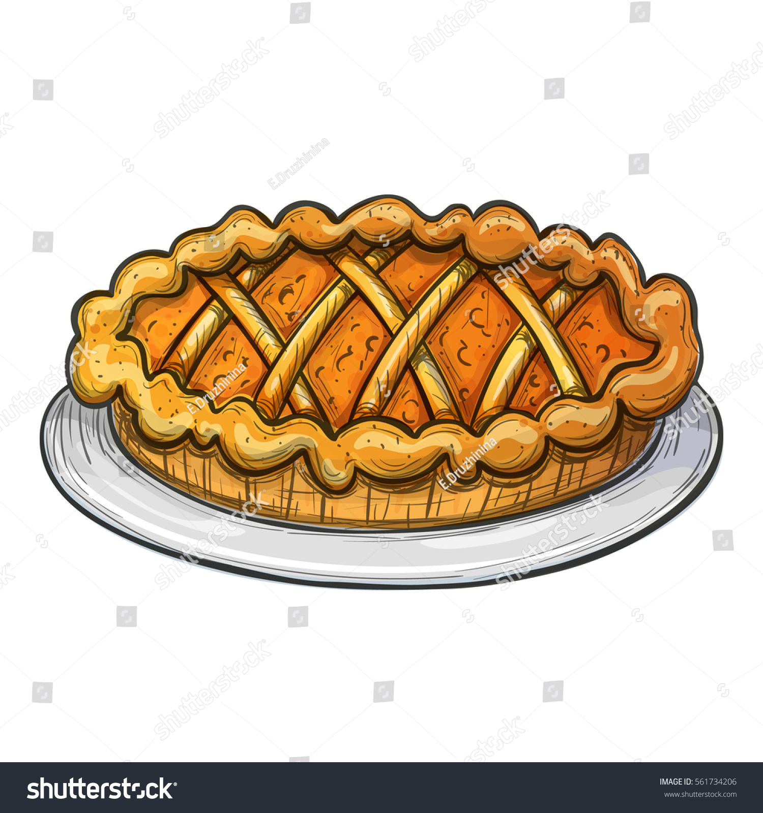 Эскиз пирога