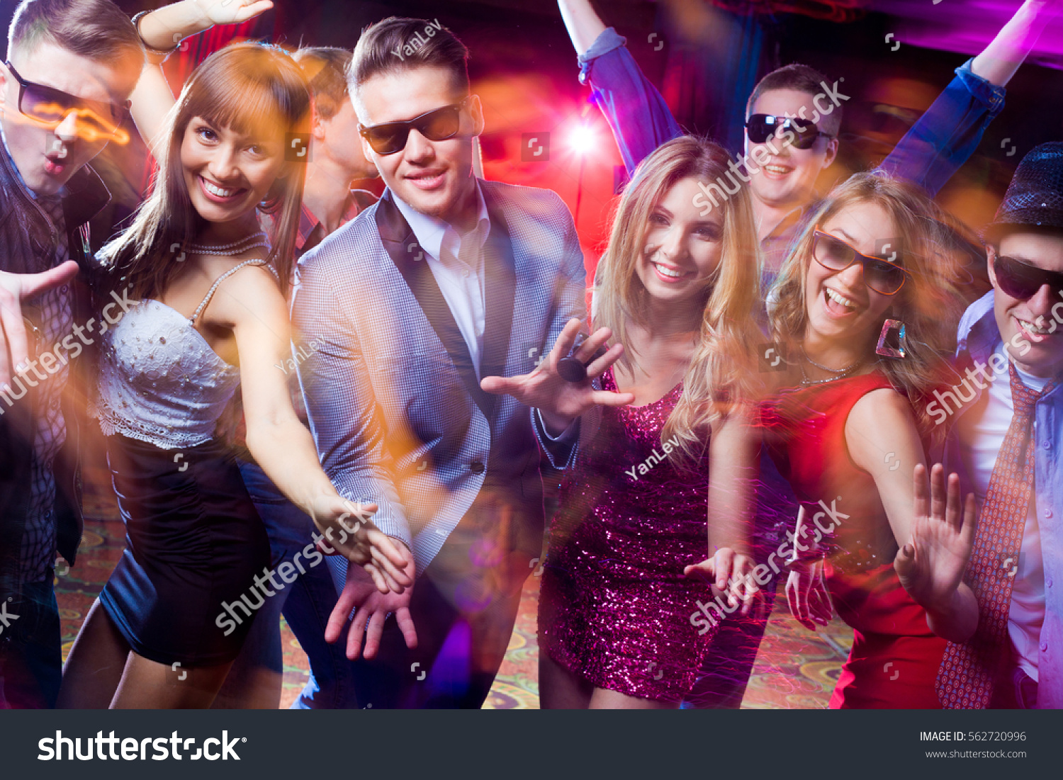 Group Young People Having Fun Dancing Stock Photo 562720996 | Shutterstock