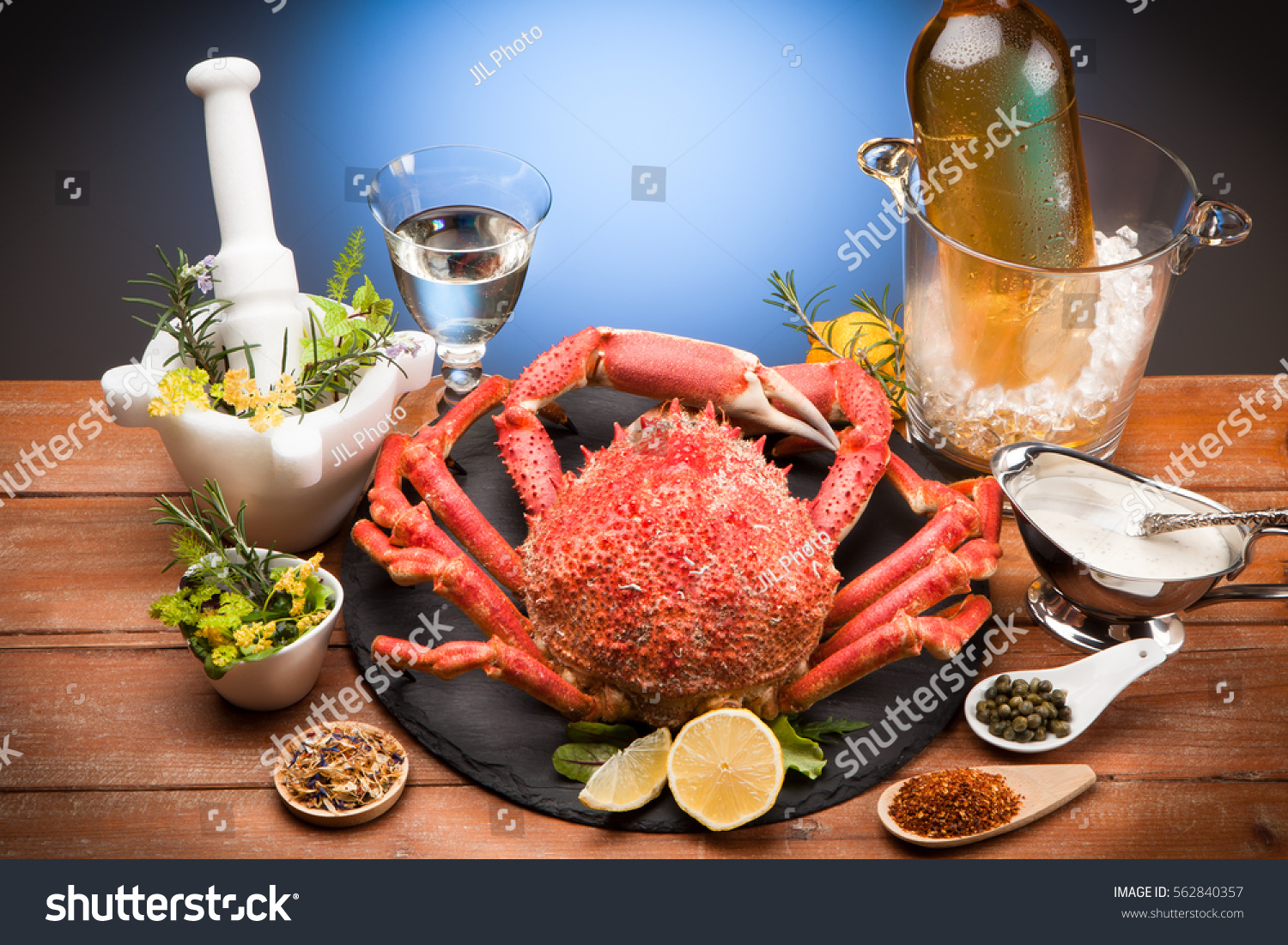 spider crab cooked