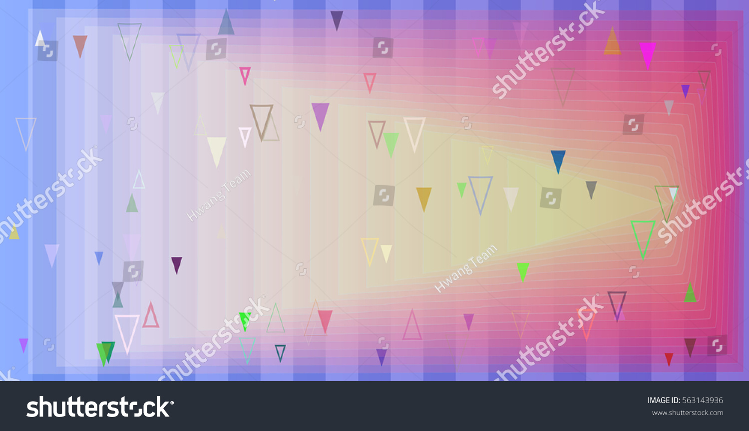 Triangle Pattern Background Stock Vector (Royalty Free) 563143936 ...