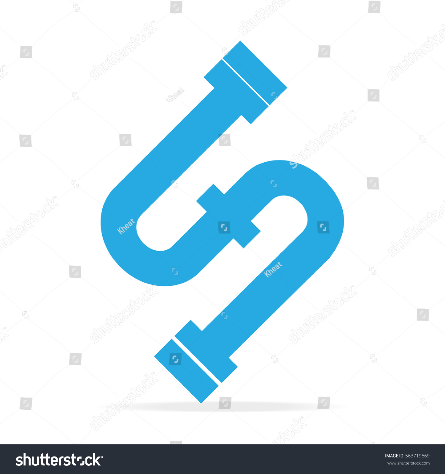 Pipe Icon Sign Vector Illustration Stock Vector (Royalty Free ...