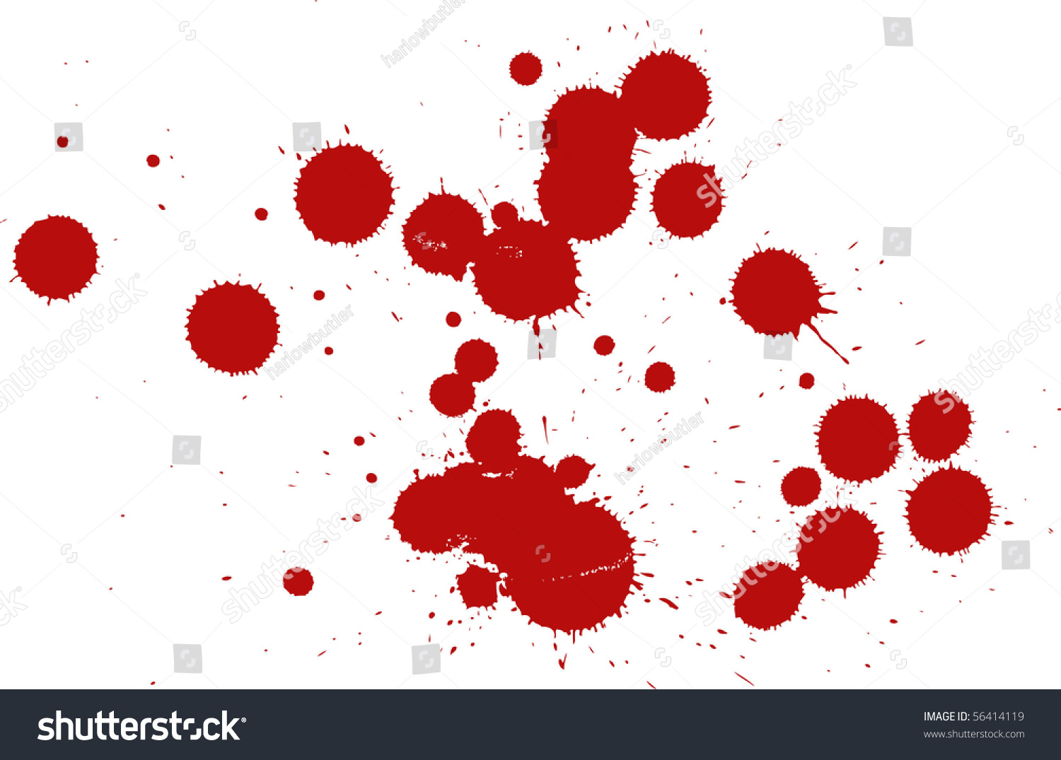 Set Blood Drops Stock Vector (Royalty Free) 56414119 | Shutterstock