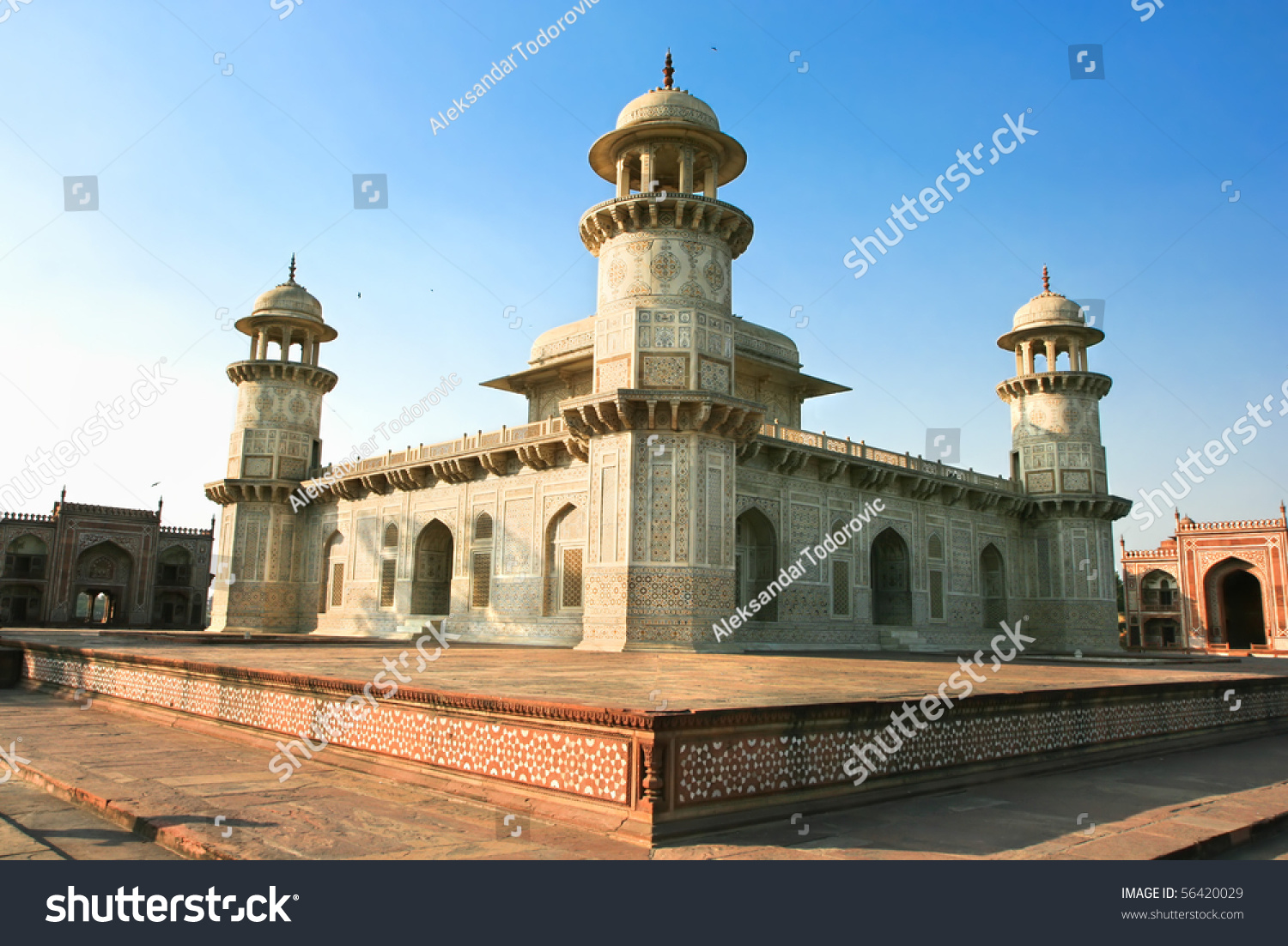 Itimaduddaulah Baby Taj Sunset Agrautar Pradesh Stock Photo 56420029 ...