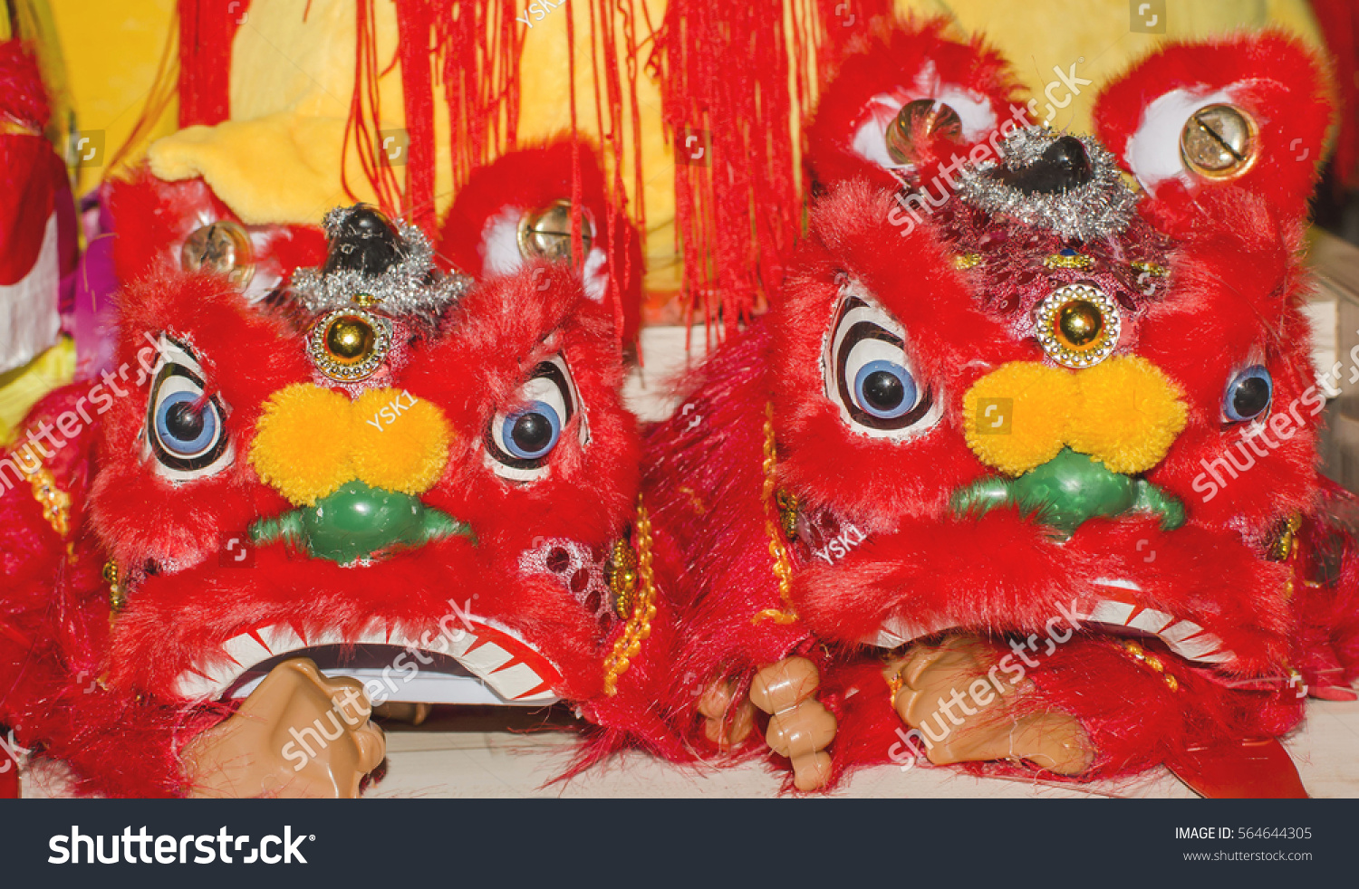 Mini Lion Dance Costume Made Children Stock Photo 564644305 | Shutterstock