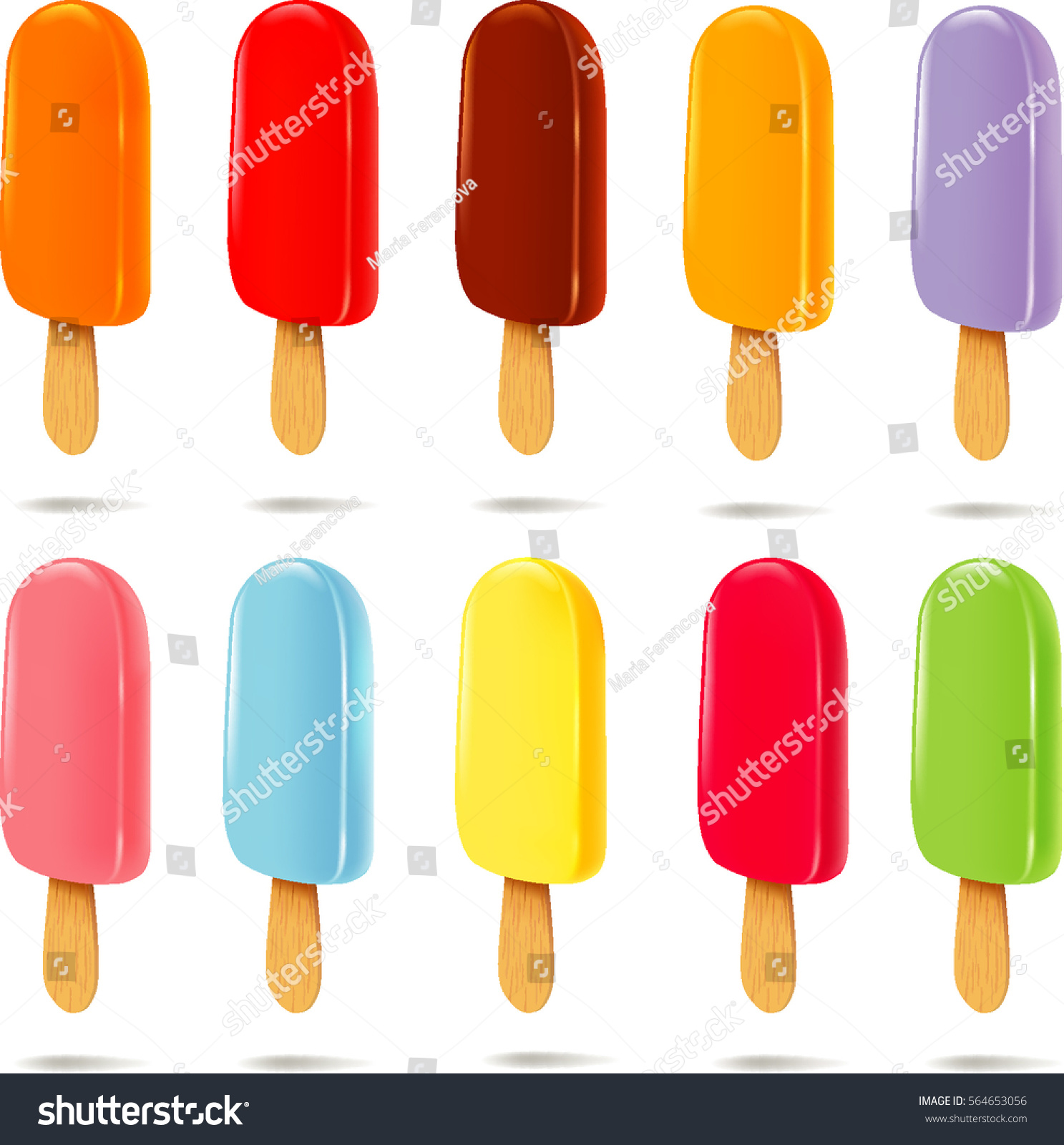 ice cream lollipops