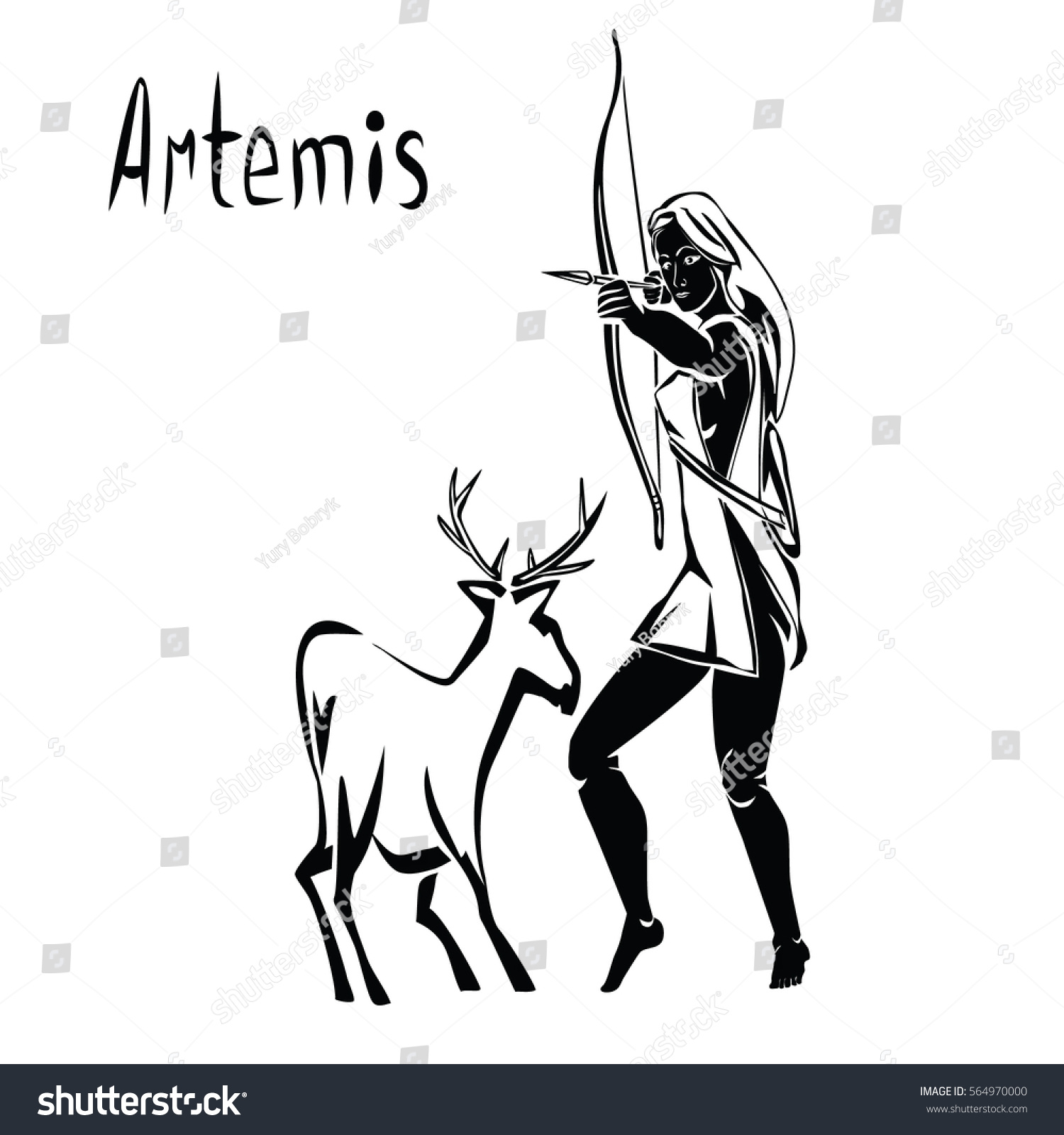 Artemis черно-белый