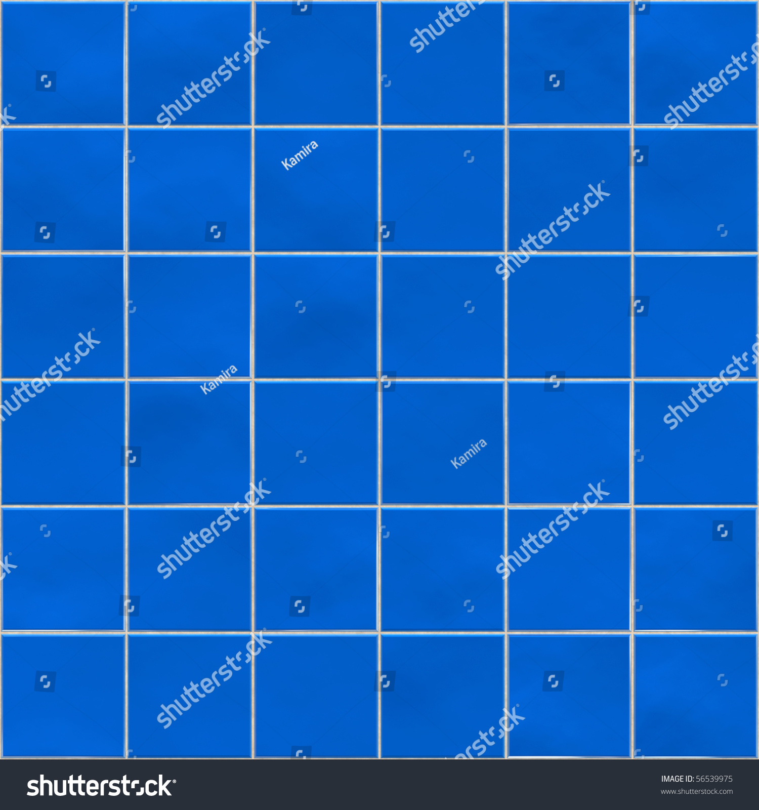 Blue Tiles Texture Background Kitchen Bathroom Stock Illustration ...