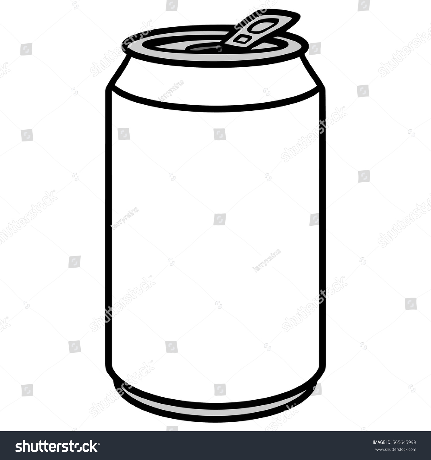 Soda Can Illustration Stock Vector (Royalty Free) 565645999 | Shutterstock