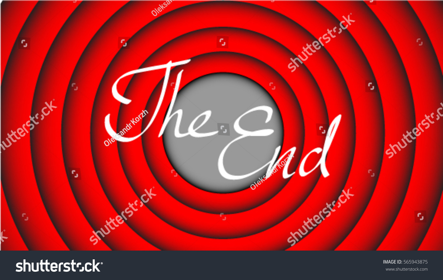 End Title Stock Vector (Royalty Free) 565943875 | Shutterstock