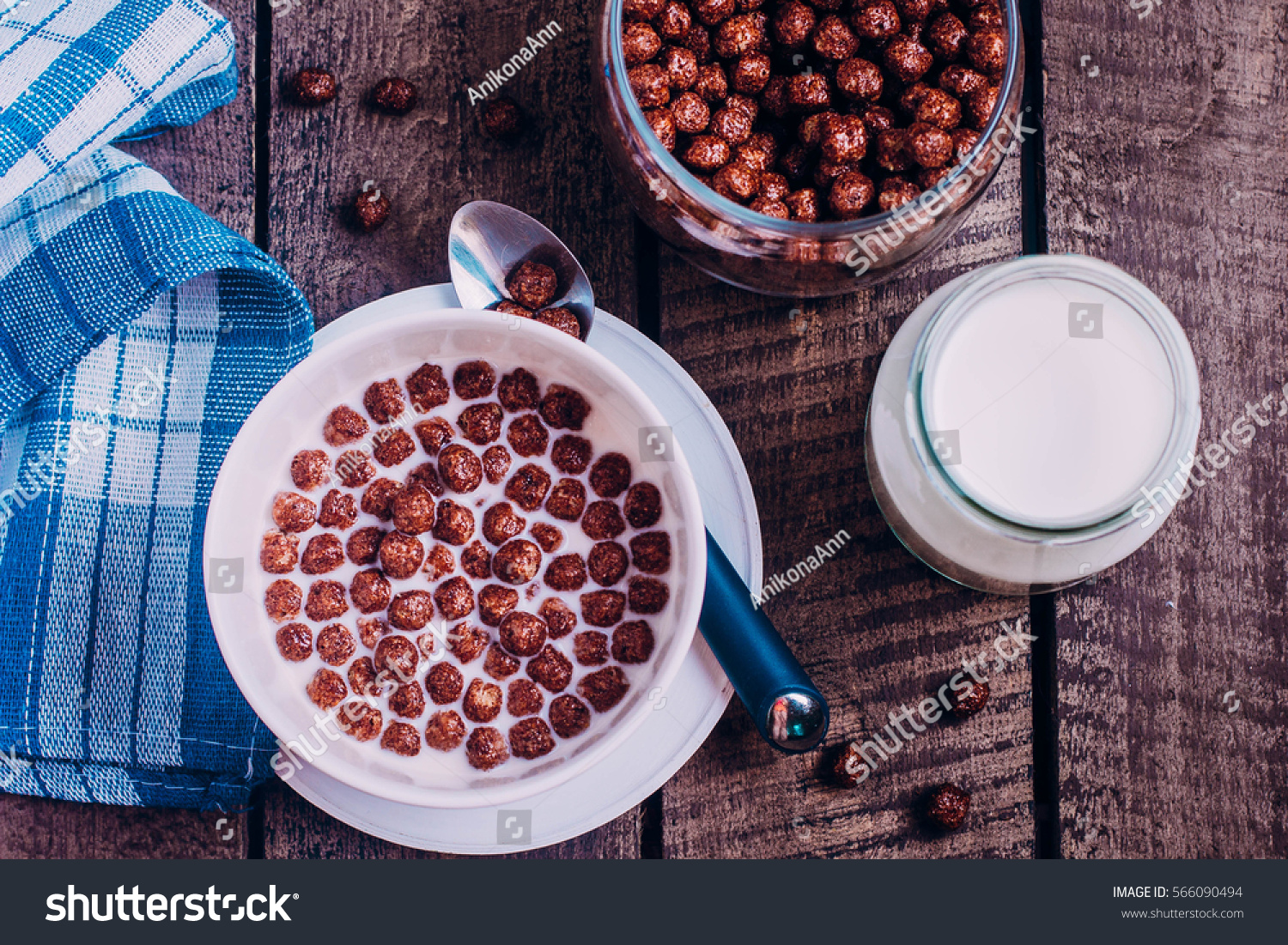 Шоколадные шарики завтрак