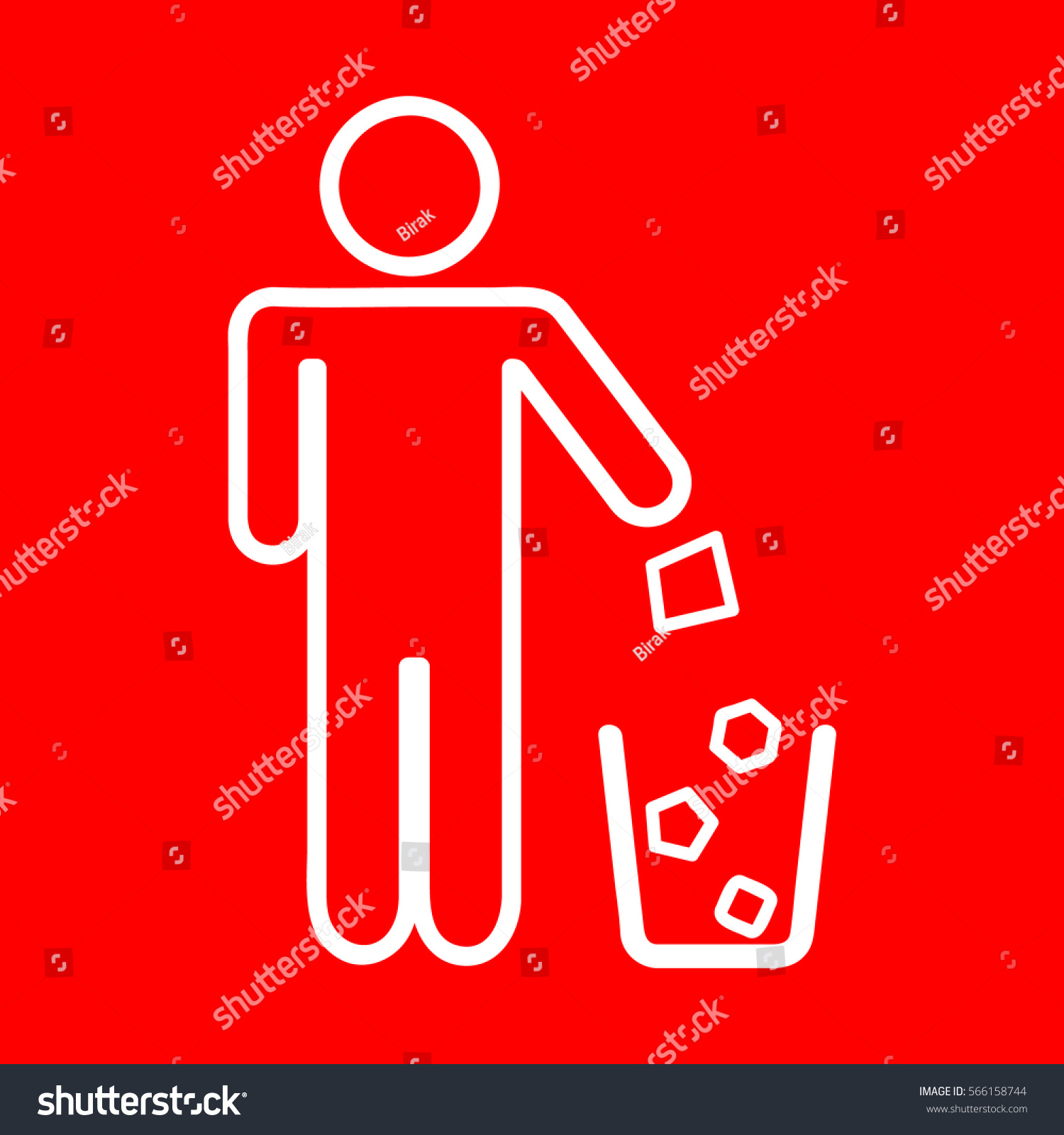 Recycling Vector Illustration Stock Vector (Royalty Free) 566158744 ...