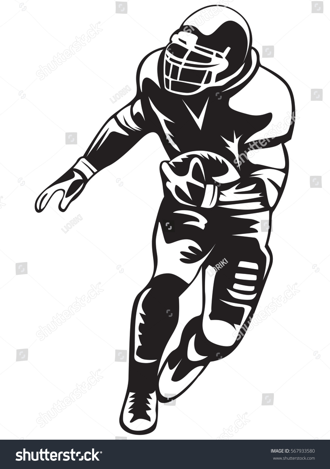 5,787 Running Back Football Stock Vectors, Images & Vector Art ...