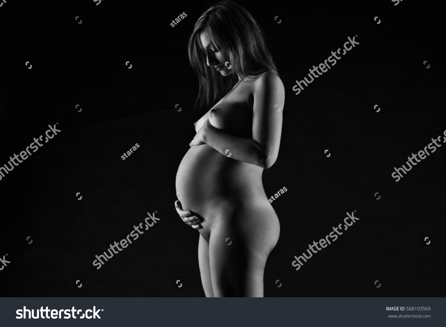 Black Pregnant Woman Naked