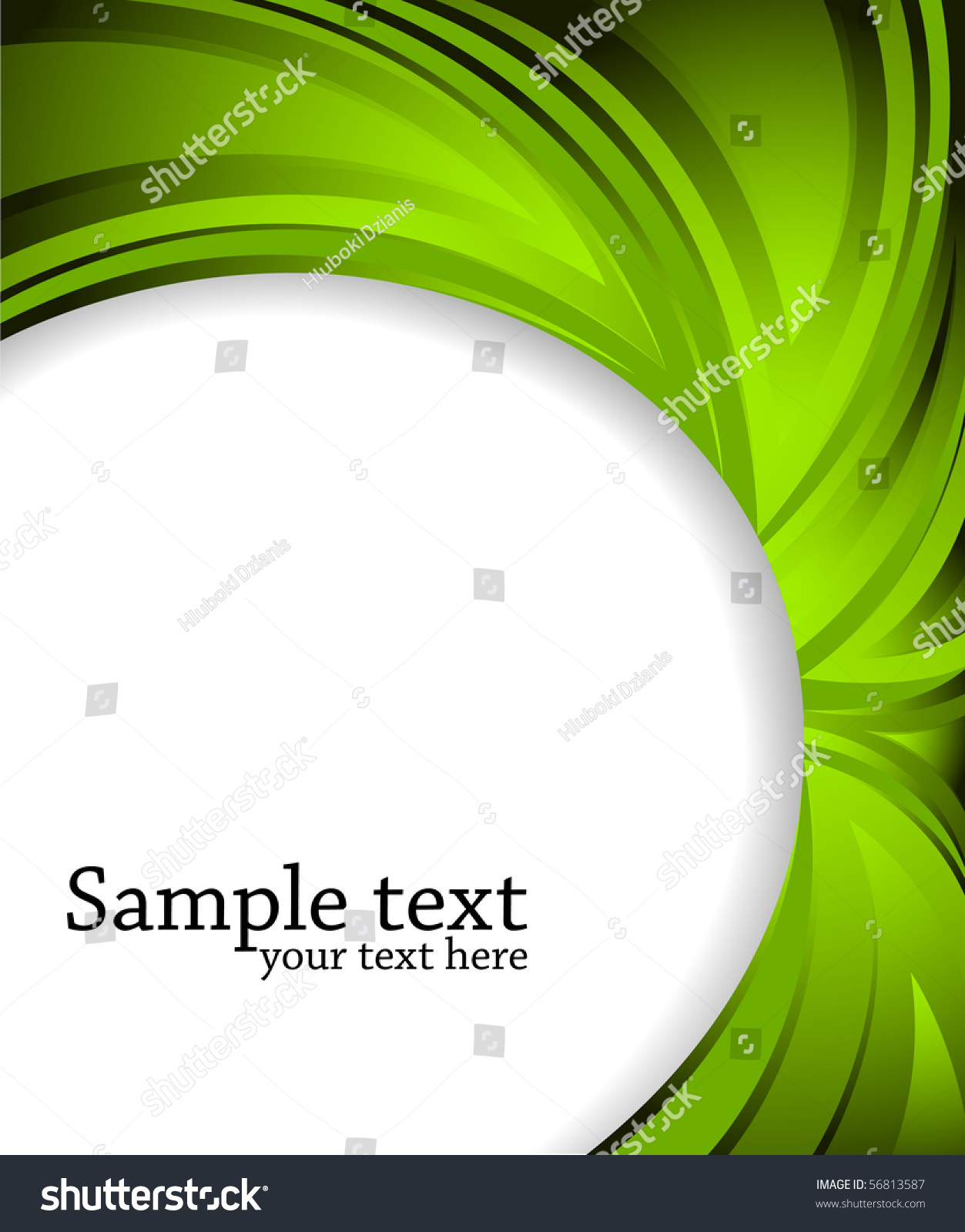 Vector Abstract Green Background Clipart Stock Vector (Royalty Free ...