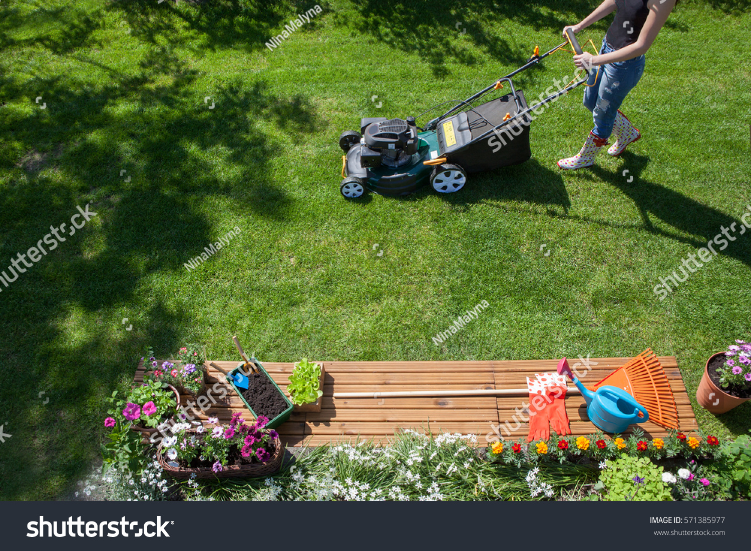 boots for lawn mowing