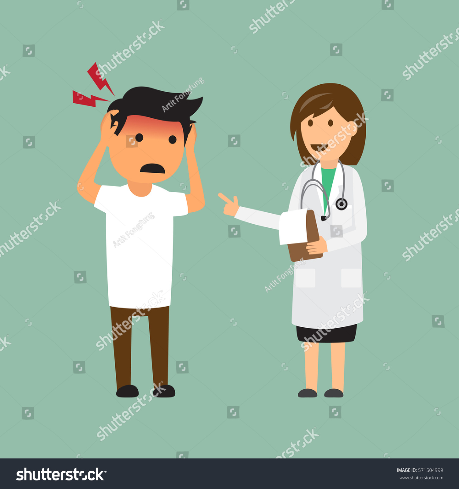 Общение врача и пациента рисунок