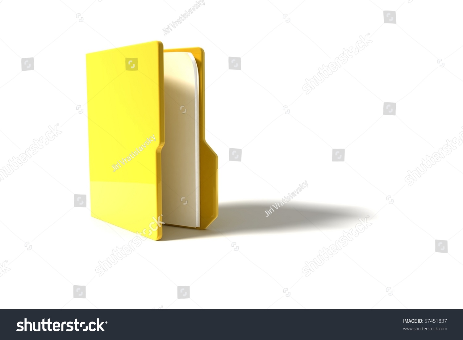 File Folder Icon On White Background Stock Illustration 57451837 ...