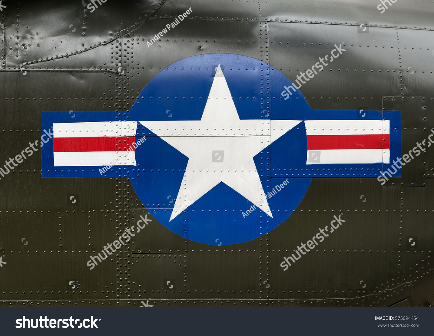 Us Army Roundel Stripe Insignia On Stock Photo 575094454 | Shutterstock