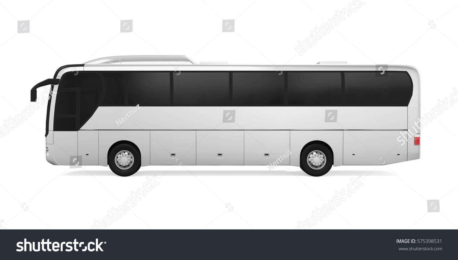 Coach Bus Isolated 3d Rendering Stock Illustration 575398531 | Shutterstock