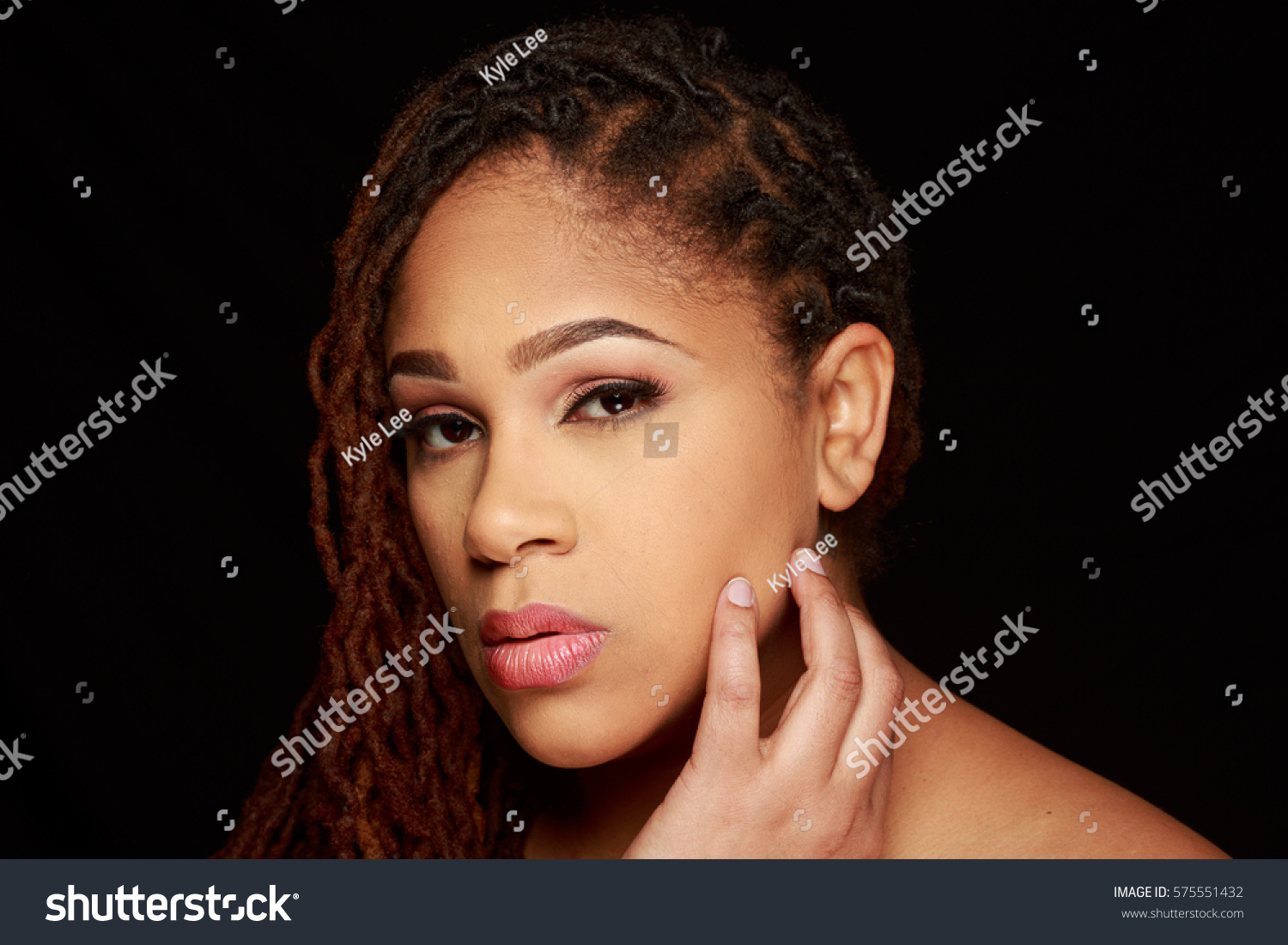 Plus Size African American Bbw Woman Stock Photo 575551432 Shutterstock