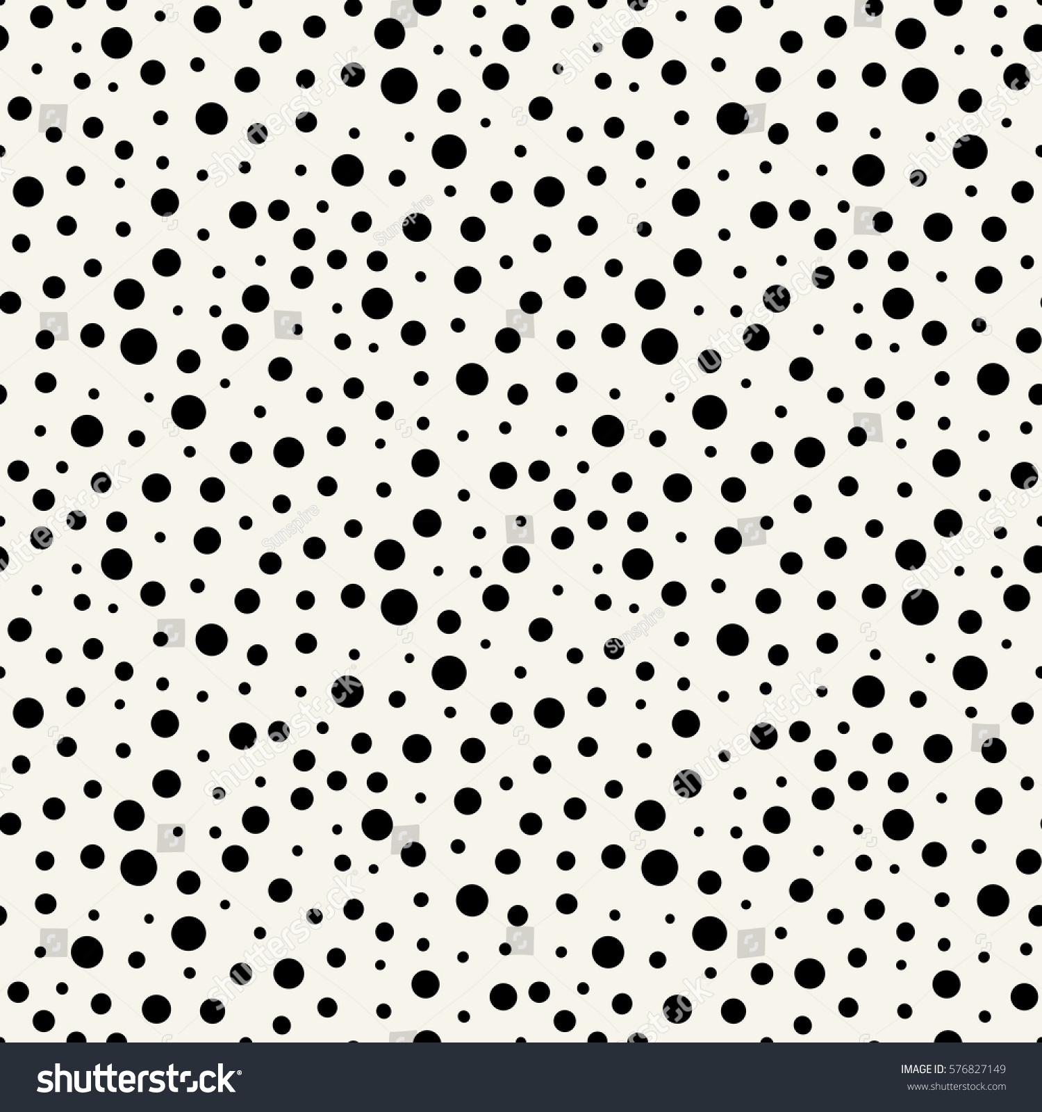 Abstract Geometric Black White Vector Dots Stock Vector (Royalty Free ...