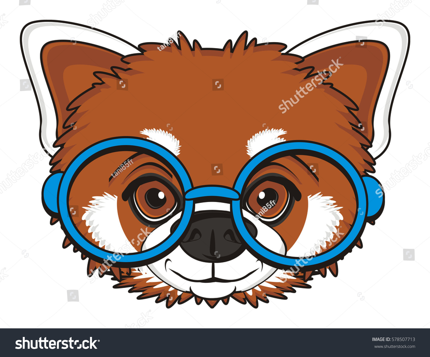 red panda glasses