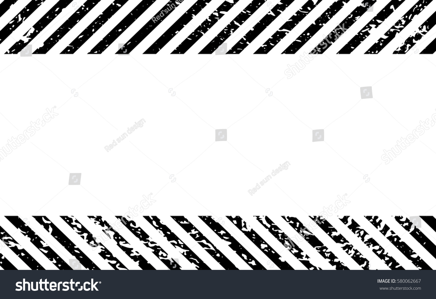 Border Line White Black Color Caution Stock Vector (Royalty Free ...