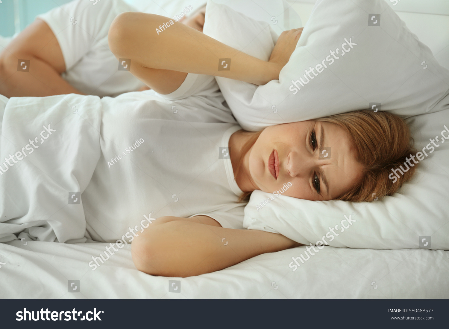 Young Girl Cant Sleep Because Her ภาพสต็อก 580488577 Shutterstock