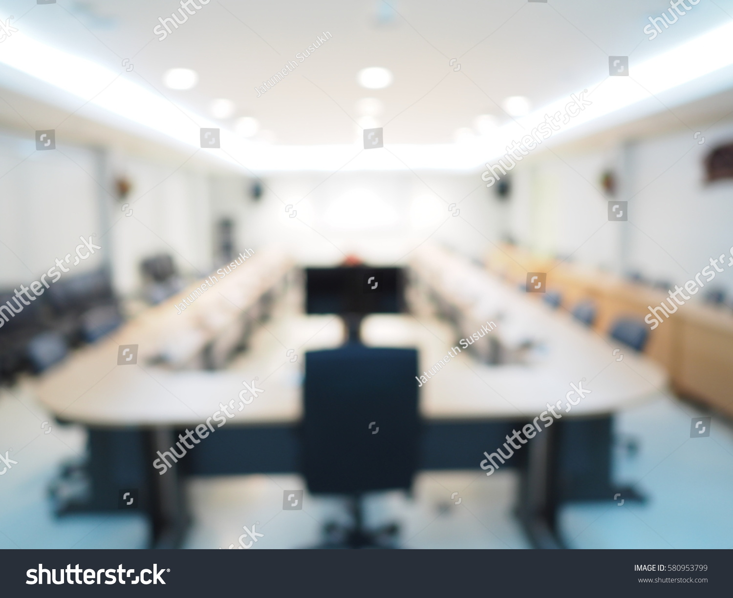 Blurred Meeting Room Background Stock Photo 580953799 | Shutterstock