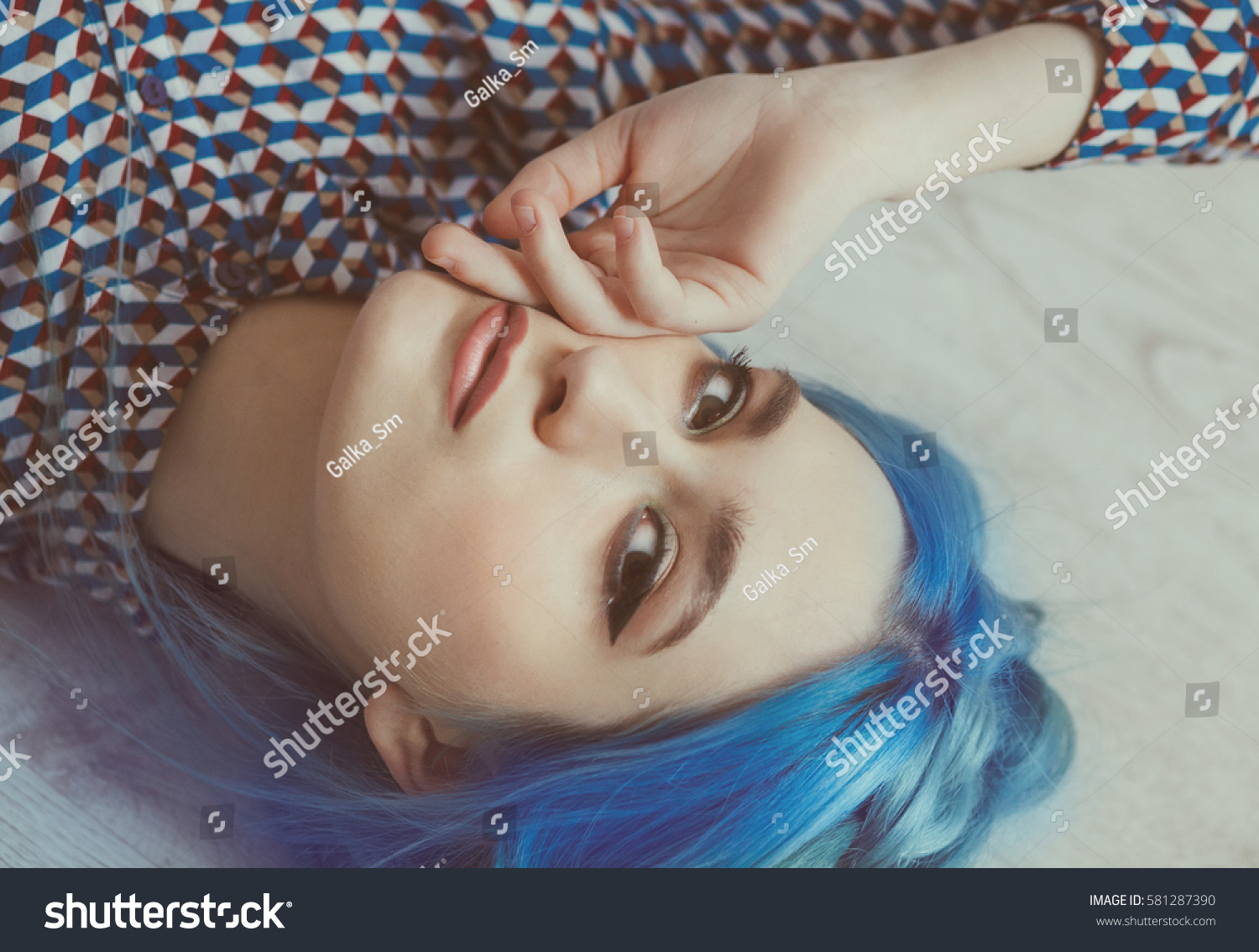 Mermaid Blue Hair Man - Pinterest - wide 7