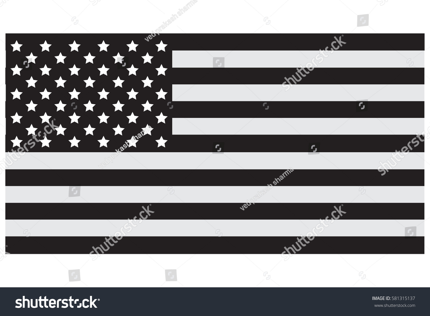 American Flag Stock Vector (Royalty Free) 581315137 | Shutterstock