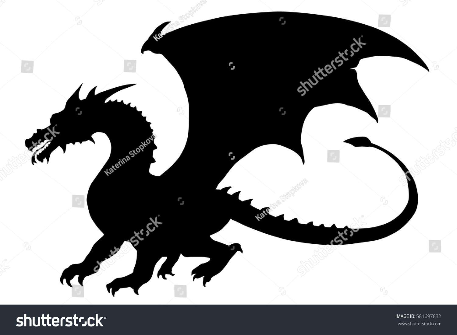 Векторные изображения дракон