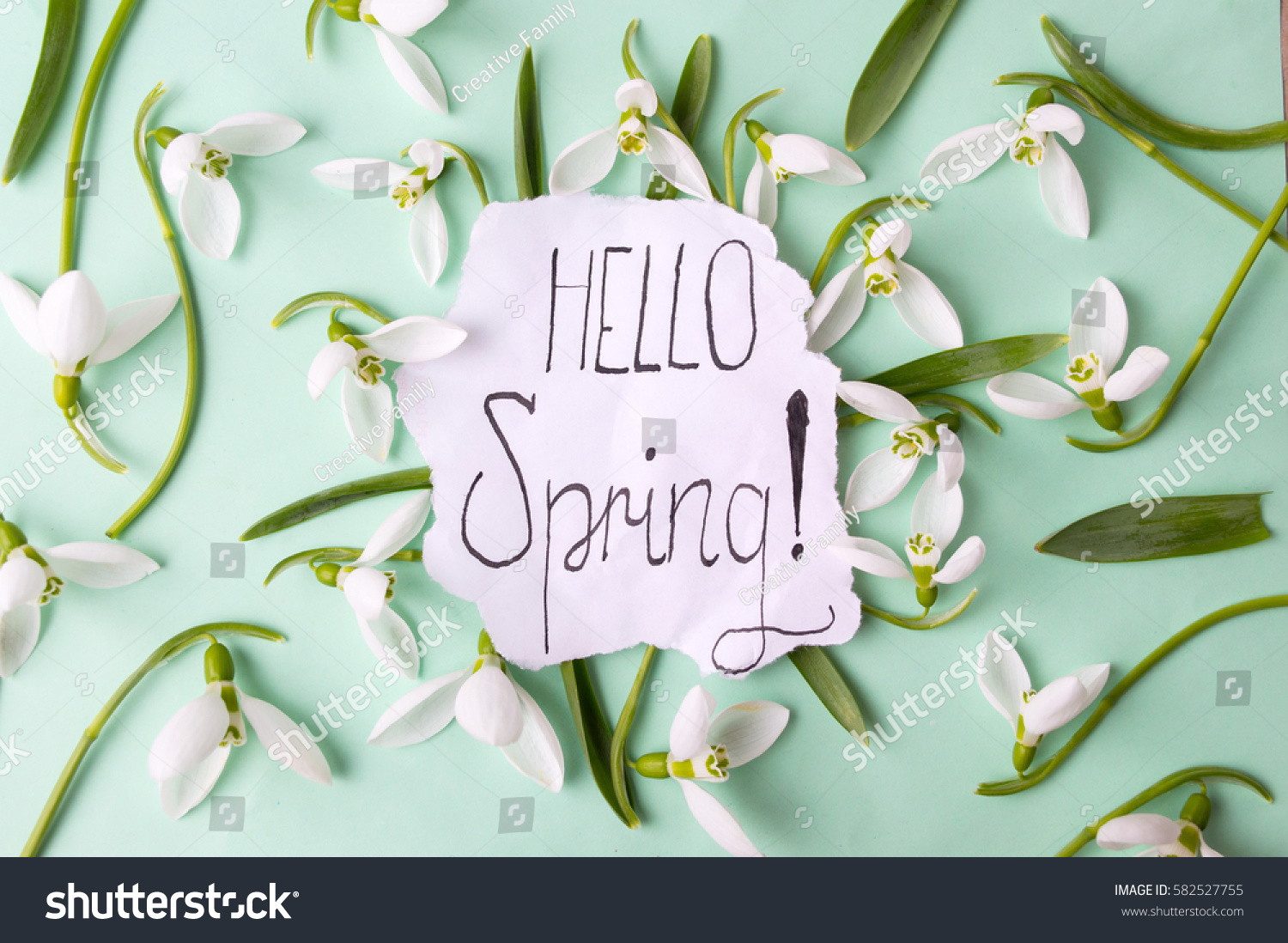 Постеры Весна надпись